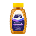 Honey Drops deep sleep honey bottle on a white background