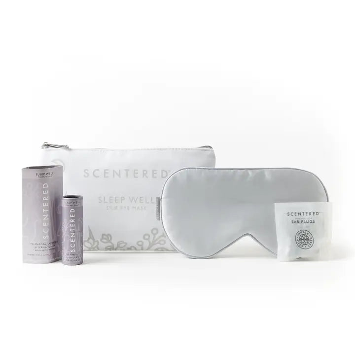 Scentered Sleep Well Essential Kit Aromatherapy Balm and Candle Set